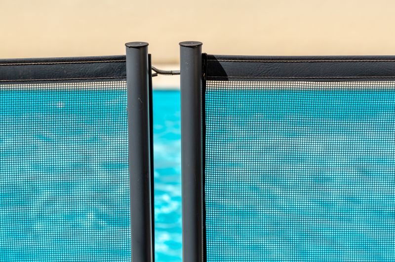 Mesh Pool Fence in Action