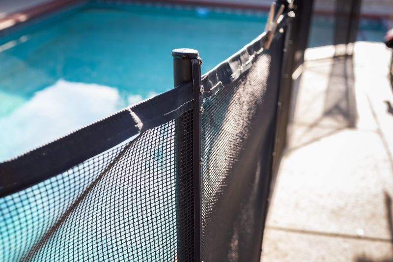 Removable Mesh Fence Close-Up